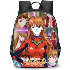 Neon Genesis Evangelion Asuka Langley Backpack StudentPack - Asuka Langley Portrait Collage
