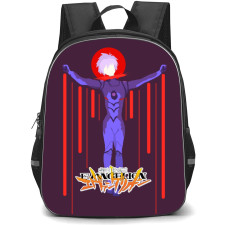 Neon Genesis Evangelion Kaworu Nagisa Backpack StudentPack - Kaworu Nagisa Minimalist On Purple Background