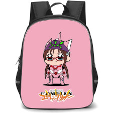 Neon Genesis Evangelion Mari Makinami Backpack StudentPack - Mari Makinami Pop Team Art