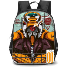 Neon Genesis Evangelion Rei Ayanami Backpack StudentPack - Rei Ayanami Evangelion Unit 00 Illustration