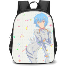 Neon Genesis Evangelion Rei Ayanami Backpack StudentPack - Rei Ayanami Rabbit Portrait