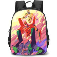 Neon Genesis Evangelion Backpack StudentPack - Evangelion Unit 00 Unit 01 Unit 02 Portrait