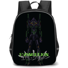 Neon Genesis Evangelion Unit 01 Backpack StudentPack - Evangelion Unit 01 Neon Line Art
