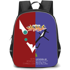 Neon Genesis Evangelion Backpack StudentPack - Evangelion Unit 01 02 Minimalist