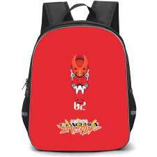 Neon Genesis Evangelion Unit 02 Backpack StudentPack - Evangelion Unit 02 Head Portrait