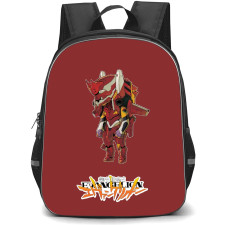 Neon Genesis Evangelion Unit 02 Backpack StudentPack - Evangelion Unit 02 Portrait Chibi Art Sticker