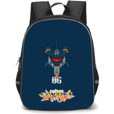 Neon Genesis Evangelion Unit 06 Backpack StudentPack - Evangelion Unit 06 Head Portrait