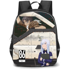 86 Eighty Six Backpack StudentPack - 86 Eighty Six Shinei And Vladilena Anime Art Poster