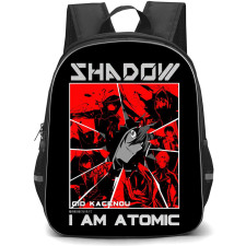 The Eminence In Shadow Cid Kagenou Backpack StudentPack - Cid Kagenou I Am Atomic Red Black Illustration Sticker