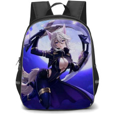 The Eminence In Shadow Zeta Backpack StudentPack - Zeta Anime Art On Purple Background