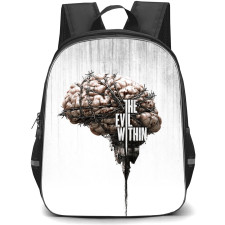 The Evil Within Backpack School Bag StudentPack - The Evil Within Brain Poster