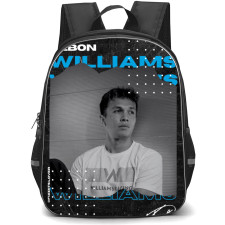 F1 Formula One Alexander Albon Backpack StudentPack - Vintage Grayscale Art