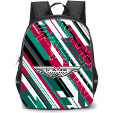 F1 Formula One Aston Martin Backpack StudentPack - Aston Martin Logo On Graphic Art