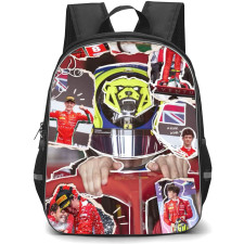 F1 Formula One Oliver Bearman Backpack StudentPack - Drawing Photo Collage