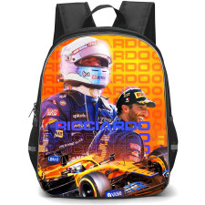 F1 Formula One Daniel Ricciardo Backpack StudentPack - Daniel Ricciardo Poster Art