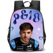F1 Formula One Pierre Gasly Backpack StudentPack - Futuristic Gleam Poster