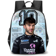 F1 Formula One Pierre Gasly Backpack StudentPack - Portrait Collage Background