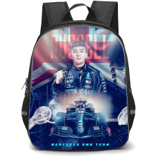F1 Formula One George Russell Backpack StudentPack - George Russell Mercedes RMG Team Portrait