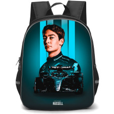 F1 Formula One George Russell Backpack StudentPack - Minimalist Design Poster