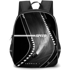 F1 Formula One Backpack StudentPack - F1 Formula One Gayscale Speed Poster