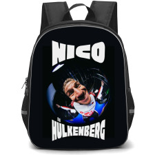 F1 Formula One Nico Hulkenberg Backpack StudentPack - Aesthetic Fisheye Poster