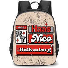F1 Formula One Nico Hulkenberg Backpack StudentPack - Aesthetic Frame Art
