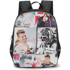 F1 Formula One Nico Hulkenberg Backpack StudentPack - Collage Art