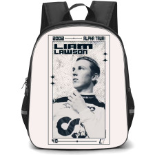 F1 Formula One Liam Lawson Backpack StudentPack - Liam Lawson Grayscale Vintage 2002 Sticker