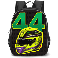 F1 Formula One Lewis Hamilton Backpack StudentPack - Race Number And Logo Poster