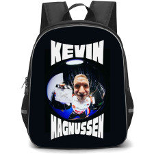 F1 Formula One Kevin Magnussen Backpack StudentPack - Fisheye Design Poster