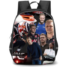 F1 Formula One Kevin Magnussen Backpack StudentPack - Portrait Collage Art