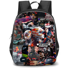 F1 Formula One Max Verstappen Backpack StudentPack - Max Verstappen Collage