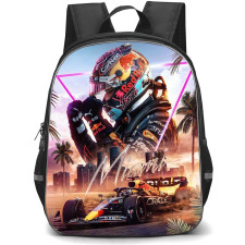 F1 Formula One Max Verstappen Backpack StudentPack - Max Verstappen Miami GP Winner Poster
