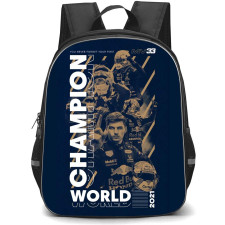 F1 Formula One Max Verstappen Backpack StudentPack - Max Verstappen World Champion 2021 Poster