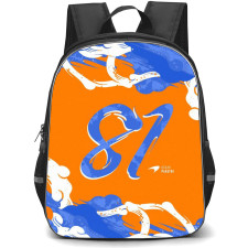 F1 Formula One Oscar Piastri Backpack StudentPack - Aesthetic Number Poster