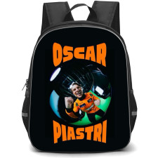 F1 Formula One Oscar Piastri Backpack StudentPack - Fisheye Orange Poster