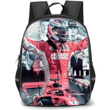 F1 Formula One Kimi Raikkonen Backpack StudentPack - Kimi Raikkonen 7 Long Live The Champion Poster