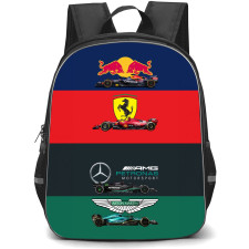 F1 Formula One Backpack StudentPack - F1 Formula One Red Bull Ferrari Petronas And AstonMartin Poster