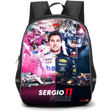 F1 Formula One Sergio Perez Backpack StudentPack - Sergio Perez 11 Portrait Poster
