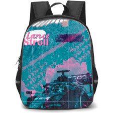 F1 Formula One Lance Stroll Backpack StudentPack -Creative Poster Design