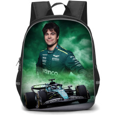 F1 Formula One Lance Stroll Backpack StudentPack -Overlay Portrait Art
