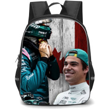 F1 Formula One Lance Stroll Backpack StudentPack -Side Pose Portrait
