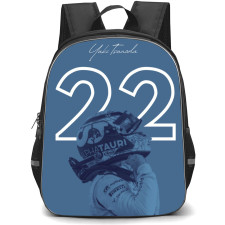 F1 Formula One Yuki Tsunoda Backpack StudentPack - Number Poster Design