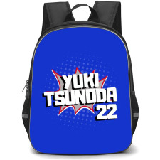 F1 Formula One Yuki Tsunoda Backpack StudentPack - Pop Text Art