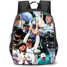 F1 Formula One Valtteri Bottas Backpack StudentPack - Valtteri Bottas Celebration Collage