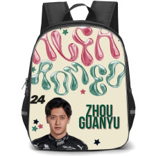 F1 Formula One Zhou Guanyu Backpack StudentPack - Trend Gleam Poster