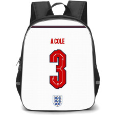 Ashley Cole Backpack StudentPack - Ashley Cole England National Football Team No. 3 Jersey