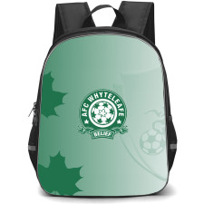 AFC Whyteleafe Football Club Backpack School Bag StudentPack - AFC Whyteleafe Football Club Logo with Leaf Pattern Effect