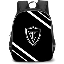 Academico De Viseu FC Backpack School Bag StudentPack - Large Logo With Stripe