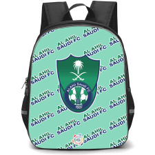 Al Ahil Saudi FC Football Club Backpack StudentPack - Ahil Football Club Medley Monogram Wordmark